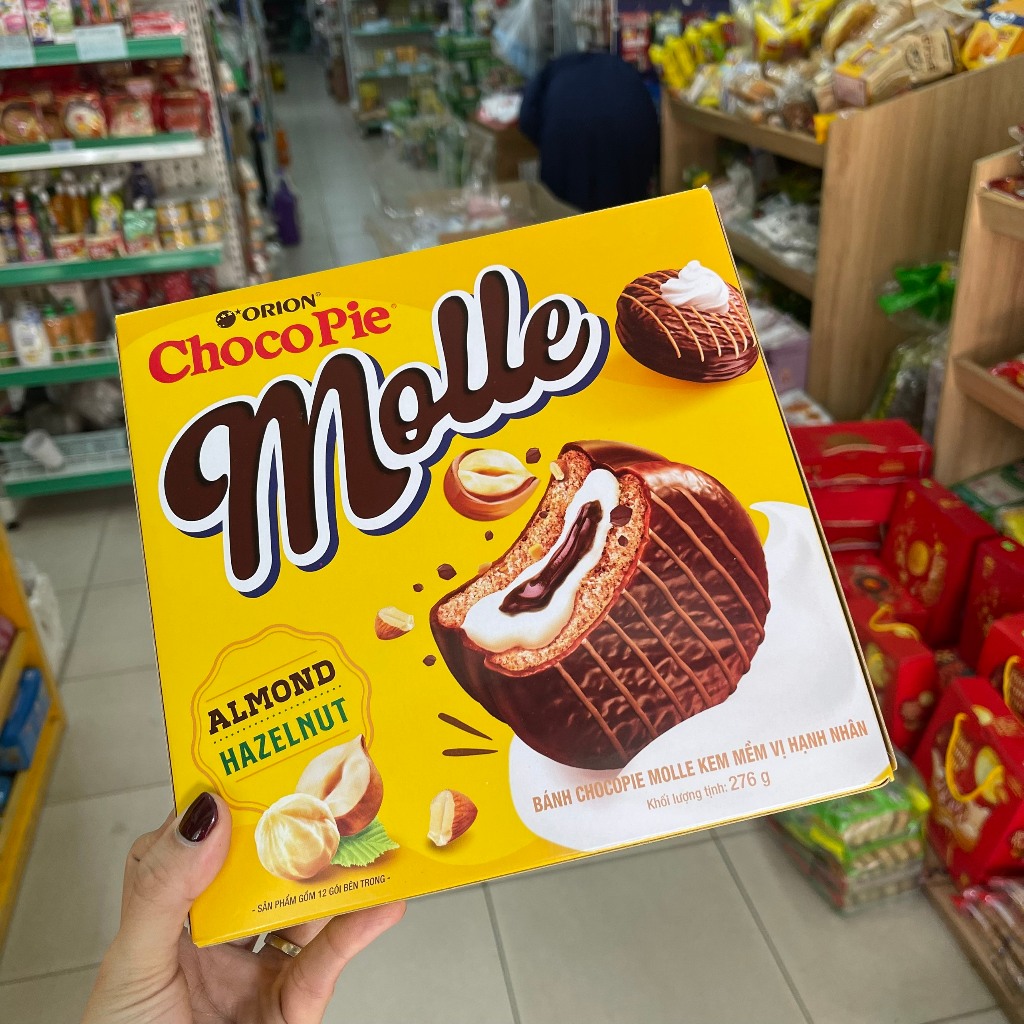 Bánh Chocopie vị mâm xôi việt quất, xoài nhiệt đới, dưa hấu, cacao