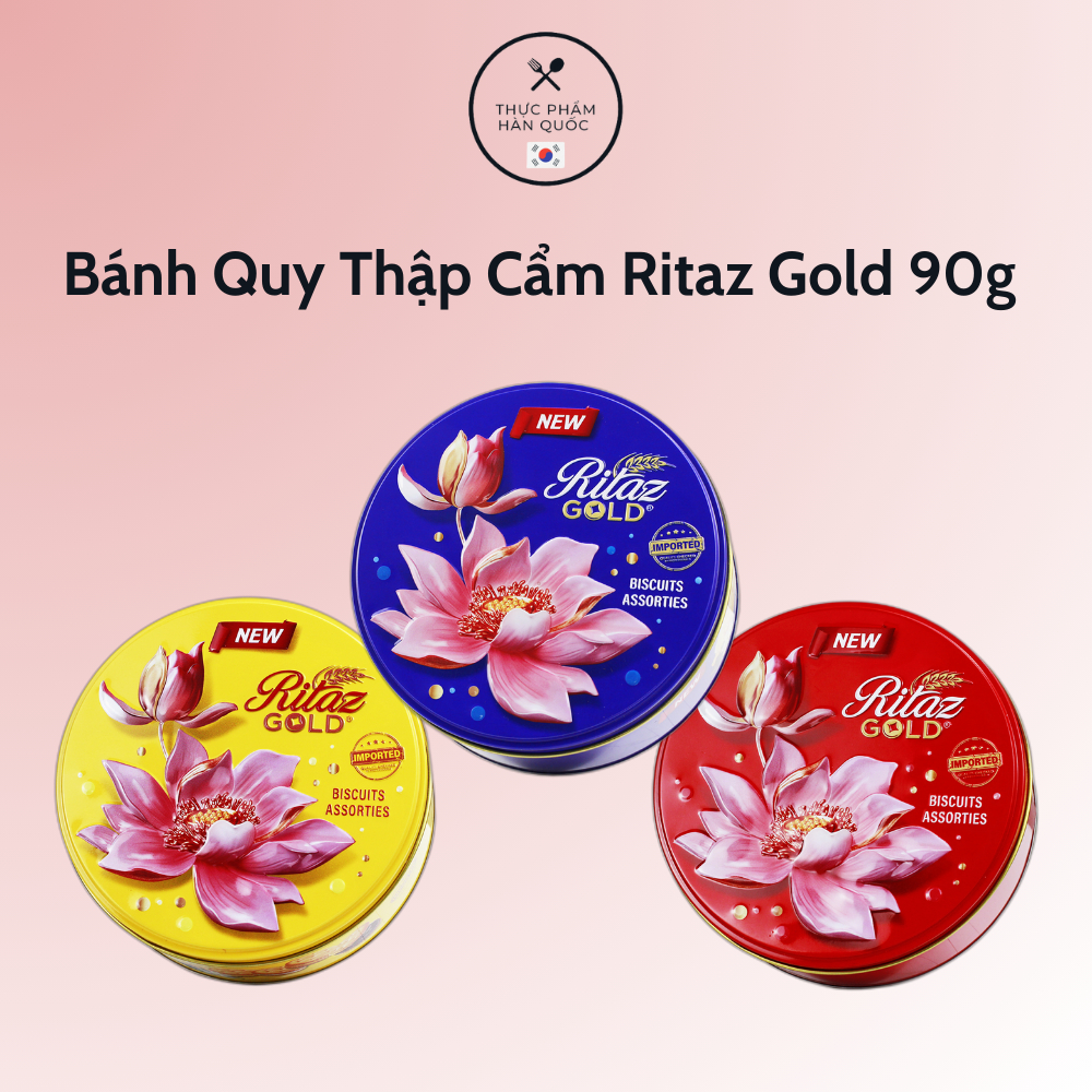 Bánh Tết Bánh quy thập cẩm hoa sen Ritaz Gold 90g | Shopee Việt Nam