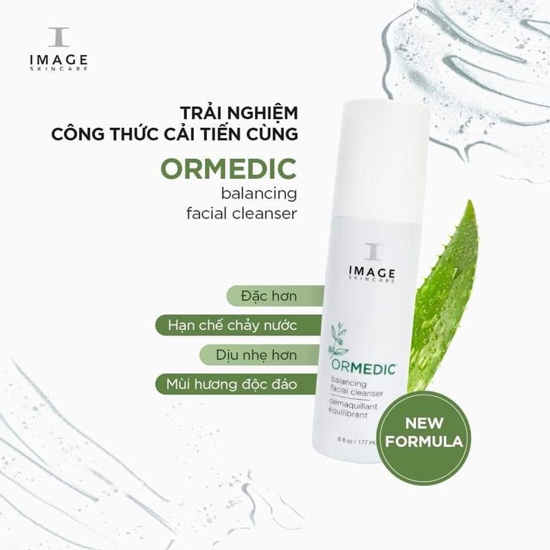 Ảnh Sữa rửa mặt làm dịu da Image Skincare Ormedic Balancing Facial Cleanser 177ml 3