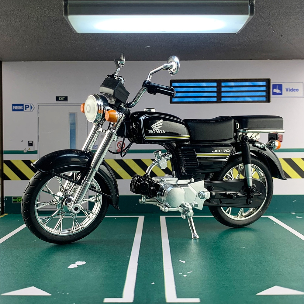 Mô hình xe máy Honda JH70 tỉ lệ 1:10 có đèn và âm thanh