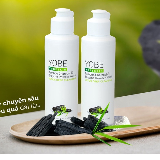 Bột Rửa Mặt Yobe - Ezym Và Than Tre Hoạt Tính Yobeskin [Chính Hãng]