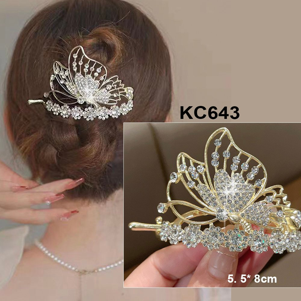 Ảnh GOTI – Kẹp Tóc Hình Lá Tre Xanh Phối Tua Rua Hạt Thanh Lịch – Phụ Kiện Thời Trang Làm Quà Tặng Dành Cho Nữ KC640 4