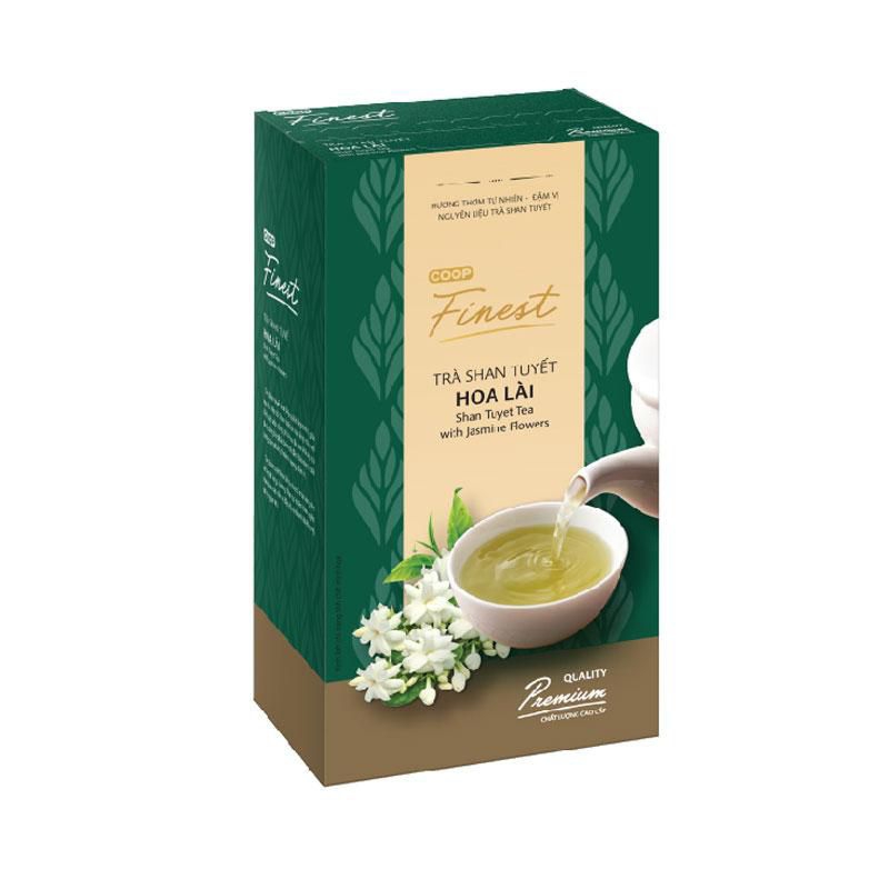 [DATE MỚI] Trà Shan tuyết hoa lài Finest hộp giấy 100g x 2 hộp (TL ...