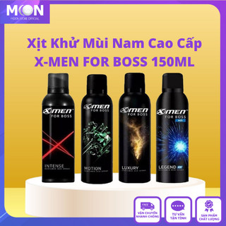 Xịt Khử Mùi Và Lăn Khử Mùi Nam X-Men For Boss Motion - Legend - Luxury - Intense Ngăn Ngừa Mồ Hôi, Phong Cách Lịch Lãm