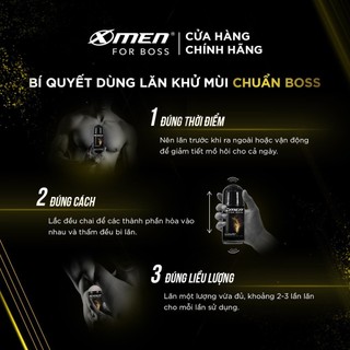 Xịt Khử Mùi Và Lăn Khử Mùi Nam X-Men For Boss Motion - Legend - Luxury - Intense Ngăn Ngừa Mồ Hôi, Phong Cách Lịch Lãm