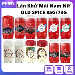 Lăn Khử Mùi Nam Nữ Old Spice Fiji / Timber / Bearglove / Pure Sport / Fresh / Ngăn Tiết Mồ Hôi Chính Hãng 85G