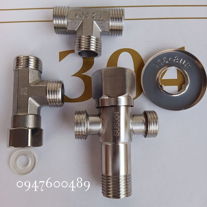 Tê Cầu 2 Đầu Ren Ngoài, T 3 Đầu Ren Ngoài, Van Tê Inox 304 Giảm Áp ...