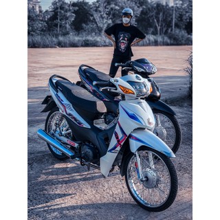 Tem rời wave 7 màu- dán xe 110cc