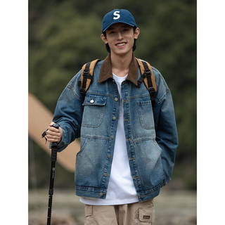 Áo Khoác Jeans Nam Nữ From Rộng, Màu Wash Cao Cấp Thời Trang Unisex