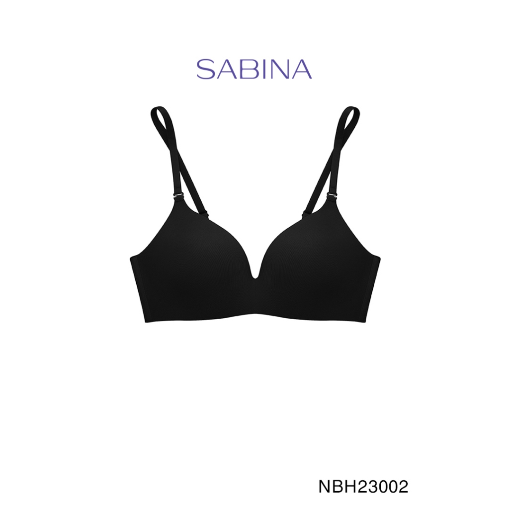 Ảnh Áo Lót Không Bản Dây Lưng Không Viền May Mút Dày Vừa Màu Trơn Soft Doomm By Sabina NBH23002 (Tương tự SBXH6001) 2