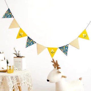 Dây cờ tam giác trang trí sinh nhật ,dây treo ngộ nghĩnh , dây cờ trang trí Yến Nhi Shop