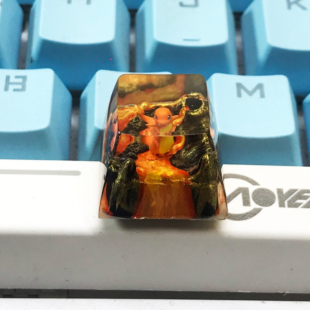 Blastoise keycap, Pokemon keycaps, Artisan keycap, Resin handmade ...