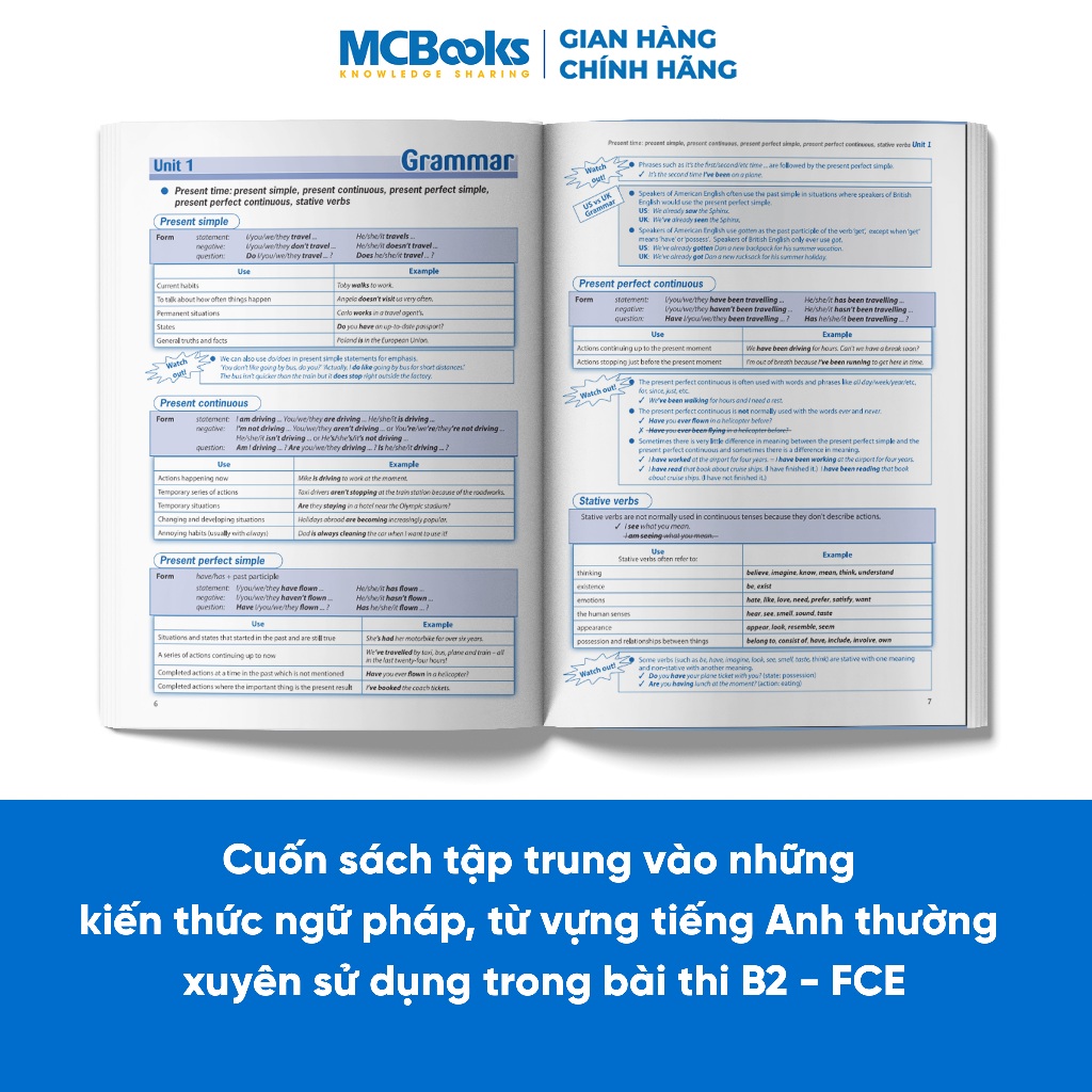 Sách - Destination B2 Grammar and Vocabulary Tặng Audio và bài tập thực hành MCBooks