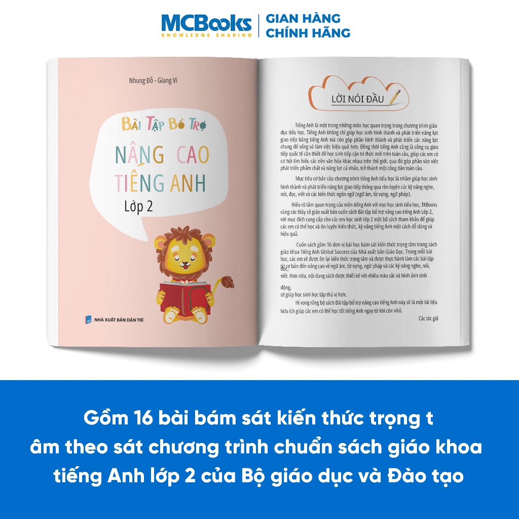 Sách - Bài tập bổ trợ nâng cao tiếng Anh lớp 2 - Theo Chương Trình Sách Giáo Khoa