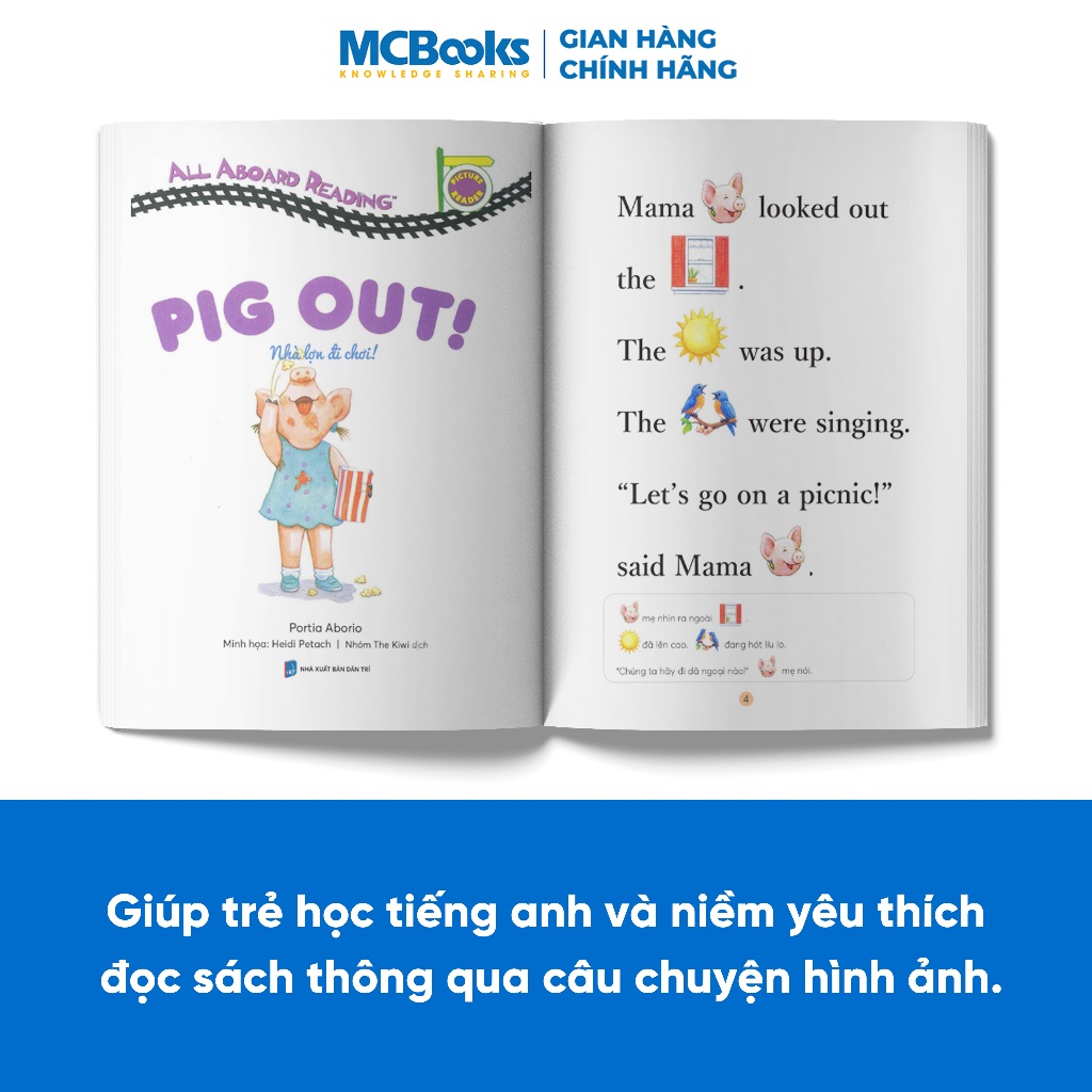 Sách - All abroad reading Truyện tiềm thức cho bé - Bộ 12 cuốn (Bản tiếng Việt)