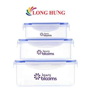 [HB GIFT] Hộp đựng thực phẩm Henry Blooms (Set 3 hộp)