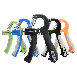 Bộ có đếm >> Kìm bóp tay có đếm số tập cơ tay, đồ bóp cơ tay tập gym điều chỉnh lực 10-60kg