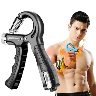 Bộ có đếm >> Kìm bóp tay có đếm số tập cơ tay, đồ bóp cơ tay tập gym điều chỉnh lực 10-60kg