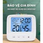Nhiệt Kế Điện Tử Đo Phòng 3 Trong 1 IQ Kao Đo Nhiệt Độ, Độ Ẩm & Xem Giờ, Đa Năng Tiện Dụng Cho Bé Và Gia Đình