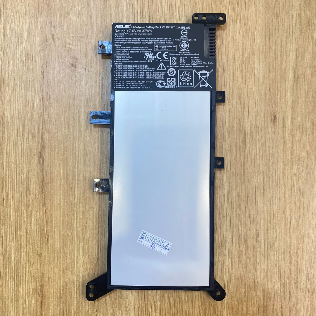 Pin Zin Laptop ASUS X555 X555LD X555LA  A555L F554L F555 K555 VM510 C21N1347 NEW100%