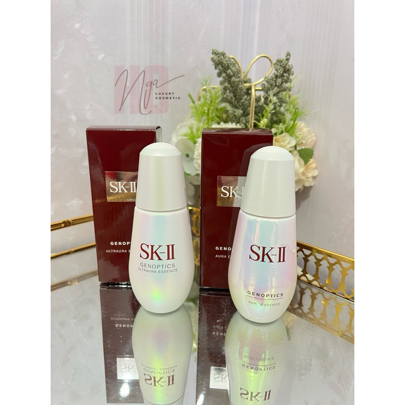 Serum Dưỡng Trắng Da SK-II Genoptics Ultraura Essence Và Genoptics Aura ...