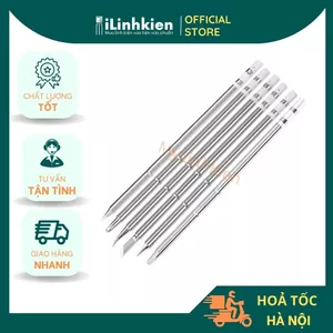 Mũi hàn T12 cong, dao, nhọn cao cấp chuyên dụng mũi hàn máy hàn loại xịn.