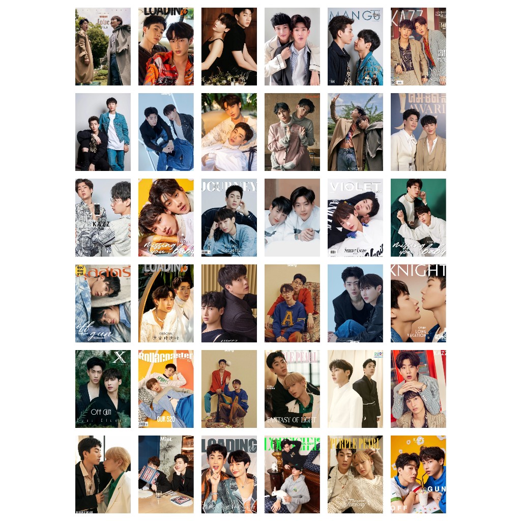 Lomo card 36 ảnh BL OffGun - Mgz | Shopee Việt Nam