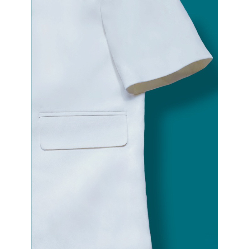 Áo blazer nữ [MAY THEO SỐ ĐO] - chất liệu cao cấp, 2 lớp-lót lụa, NGẮN TAY KHÔNG CỔ TRẮNG -Tiệm may Diluclothing