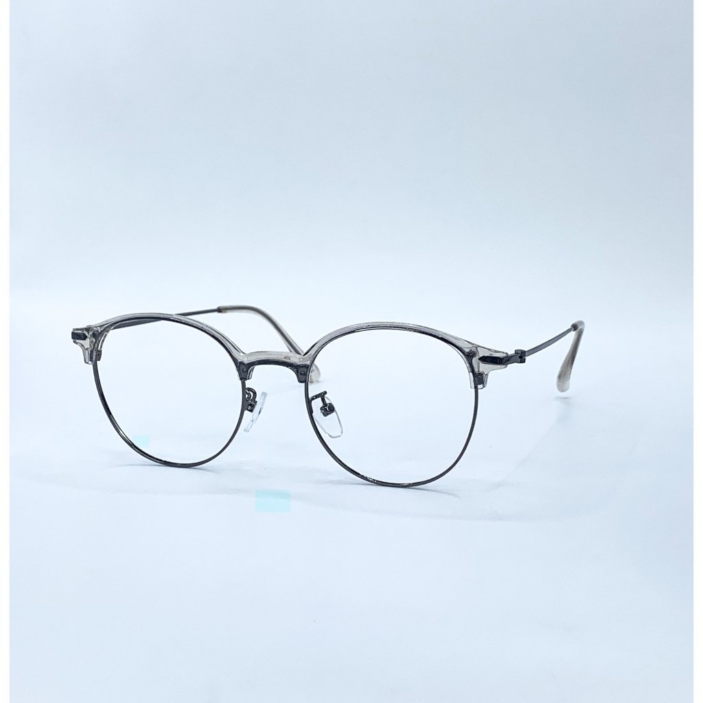Gọng Kính Cận, Giả Cận Mắt Tròn Thời Trang LemonEyewear Kim Loại LE2736