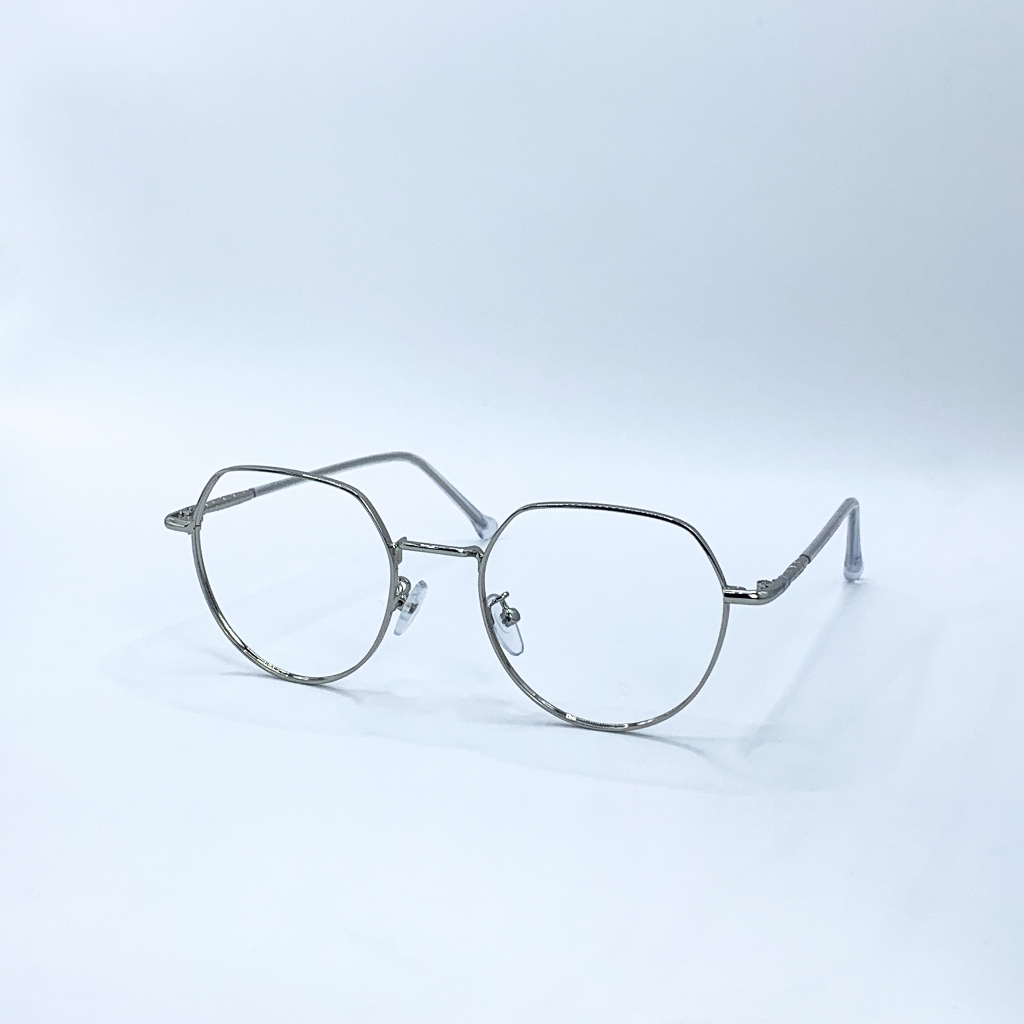 Gọng Kính Cận Mắt Tròn Nam Nữ Thời Trang LemonEyewear Gọng Kim Loại LE2283