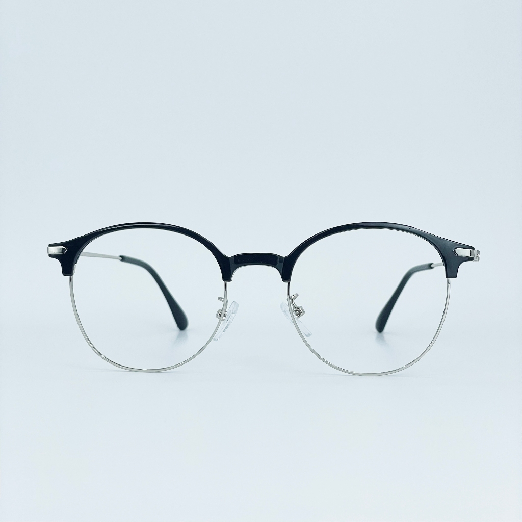 Gọng Kính Cận, Giả Cận Mắt Tròn Thời Trang LemonEyewear Kim Loại LE2736