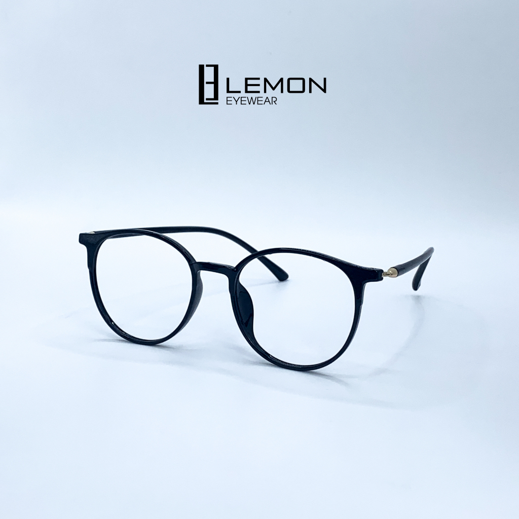 Gọng Kính Cận Mắt Tròn, Gọng Kính Thời Trang LemonEyewear Nhựa Dẻo LE513
