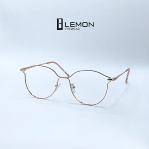 Gọng Kính Mắt Mèo, Mắt Cánh Tiên Thời Trang LemonEyewear Gọng Kim Loại LE72836
