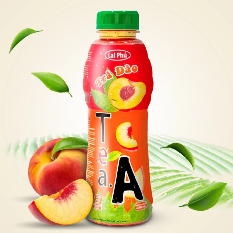 Trà Đào A-Tea 450ml (Lốc 6 Chai) | Shopee Việt Nam