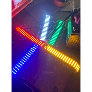 Led dải ga lăng xe , Đèn led  hắt, trang trí xe , led sườn xe ô tô, xe tải, xe tự chế, dây 20  đèn( dây led  ngón  tay)