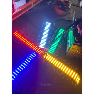 Led dải ga lăng xe , Đèn led  hắt, trang trí xe , led sườn xe ô tô, xe tải, xe tự chế, dây 20  đèn( dây led  ngón  tay)