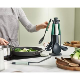 Bộ 6 dụng cụ nấu ăn đế xoay 360° Joseph Joseph Elevate 10540 , Thìa Muôi Xẻng GermanySnT HCM 450217