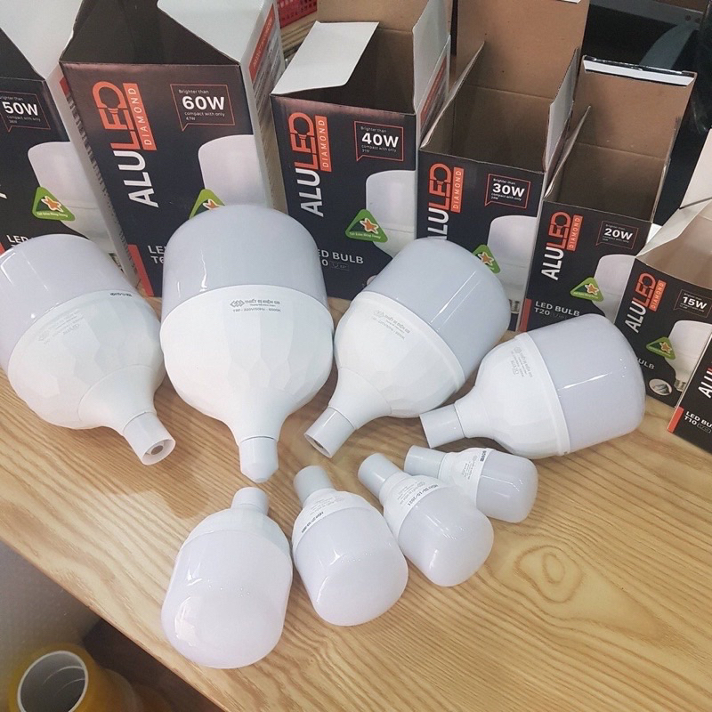 Bóng đèn led trụ nhôm ALULED diamond | Shopee Việt Nam