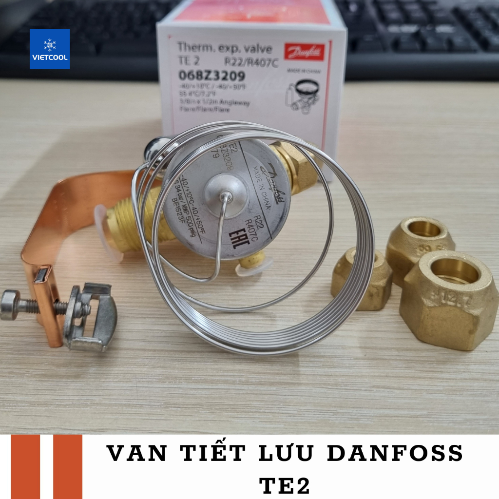 Van tiết lưu Danfoss TE2 R22/R407C, TE2 R404A /R507A - Van tiết lưu ...