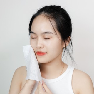Thùng 05 gói khăn ướt cao cấp Ecobi gói 80 tờ không mùi