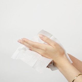 Túi 10 gói khăn ướt cao cấp Ecobi gói 20 tờ hương dịu nhẹ
