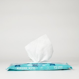 Combo 03 gói khăn ướt lau cơ thể Nursing EcoWipes gói 12 hương trà xanh