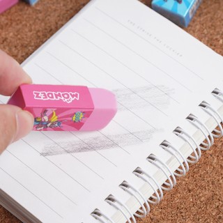 Combo 3 chiếc gôm tẩy bút chì 2B MONDEZ, gôm tẩy siêu nhân sạch ít vụn không mòn giấy an toàn cho học sinh M20004