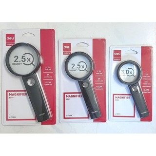 Kính lúp Deli 50mm và 60mm,75mm để lựa chọn