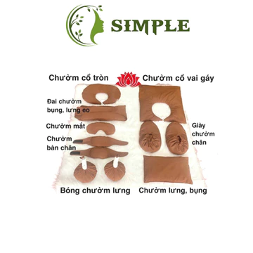 Túi chườm thảo dược. dưỡng sinh túi chườm mắt, củ chườm lưng, chườm cổ vai gáy, đa năng