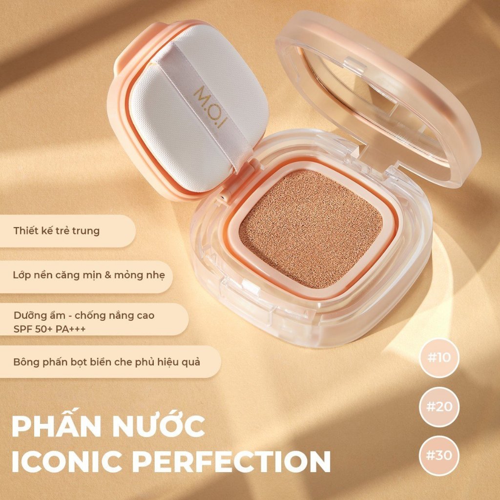 Ảnh Phấn nước M.O.I Iconic Perfection Cushion SPF 50+ PA+++ 12g 2