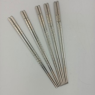 Bộ 5 đôi đũa inox 304 siêu bền cao cấp