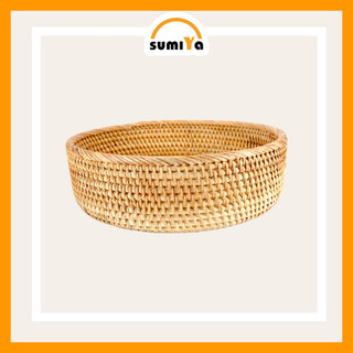 Rổ mây xiên, bát mây SUMIYA dùng để trái cây, thức ăn, decor, trang trí, sản phẩm tự nhiên