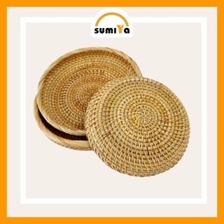Rổ mây xiên, bát mây SUMIYA dùng để trái cây, thức ăn, decor, trang trí, sản phẩm tự nhiên