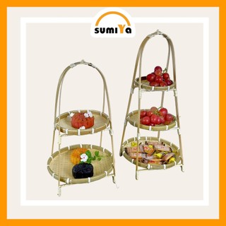 Mẹt tre tầng SUMIYA dùng để trái cây, bánh kẹo, decor, trang trí